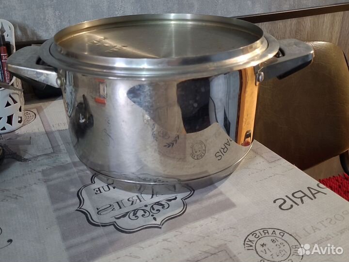 Кастрюля из нержавейки 5 литров