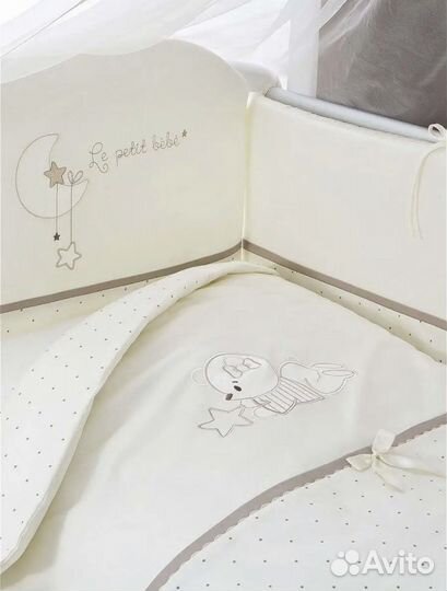 Белье постельное бортики одеяло детский комплект