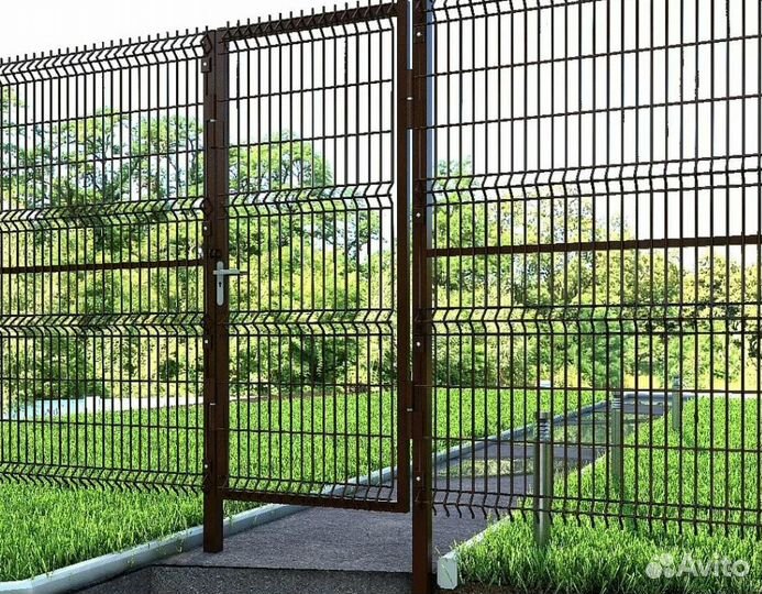 Забор из 3D сетки под ключ качественно