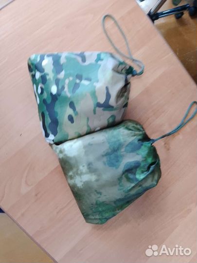 Пончо, цвета Мох и Мультикам