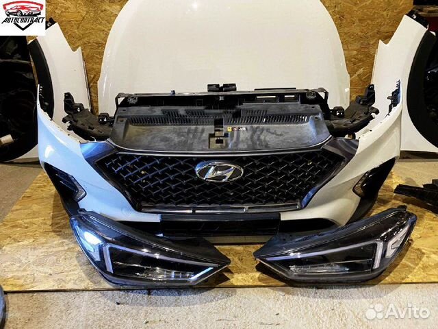 Передняя часть автомобиля Hyundai Tucson 3 N-Line