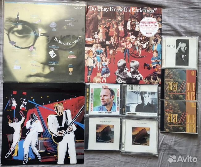 Meat Loaf, Van Halen, Sting, Blondie. LP, CD, DVD