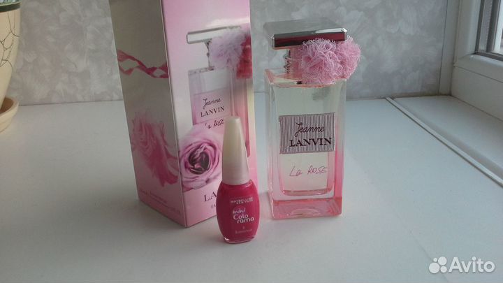 Лот парфюм Lanvine Jane и лак д/ногтей Maybelline