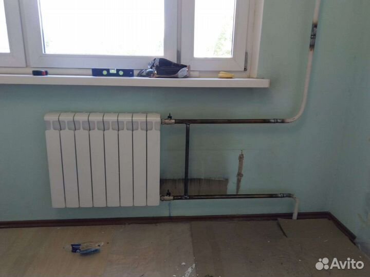 Замена батарей и радиаторов отопления