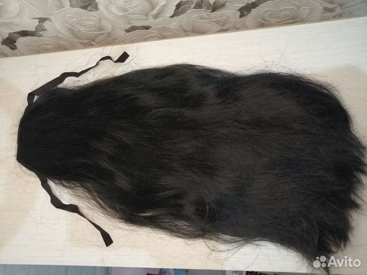 Накладной хвост черный