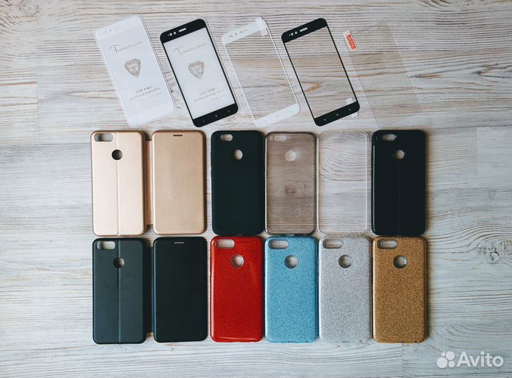 На Xiaomi A1 (mi5x) стекло чехол поклейка