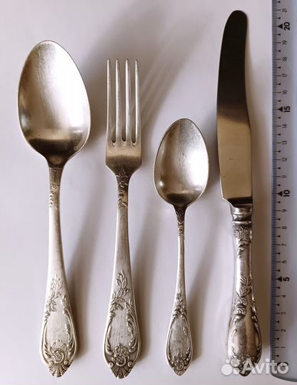 Ложки вилки ножи мельхиоровые Зиш Классик СССР