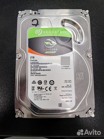 Жёсткий диск Seagate Firecuda 2 TB (ST2000DX002)