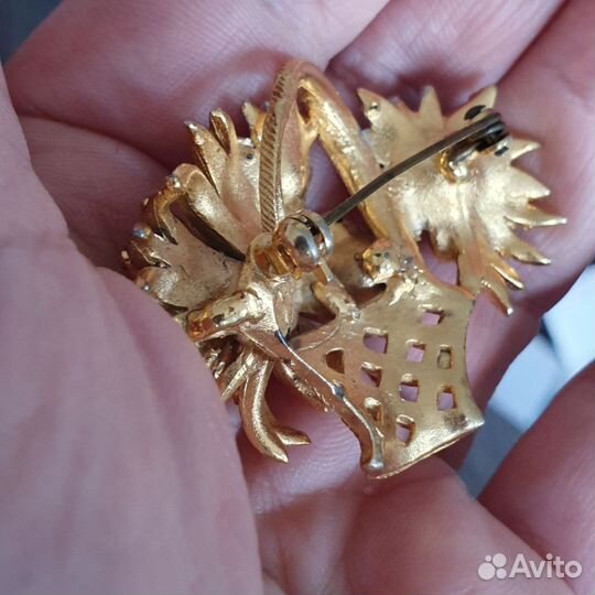 Винтажная брошь США