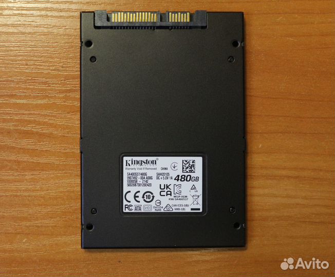 SSD накопитель Kingston A400 480Гб 2,5