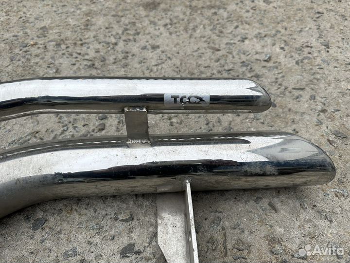 Защита бампера задняя углы Mitsubishi L200