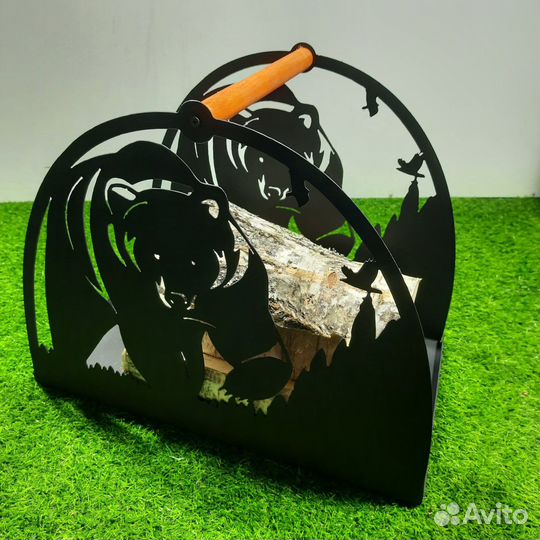 Дровница с индивидуальным дизайном