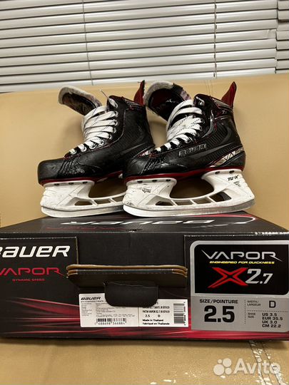 Хоккейные коньки bauer JR