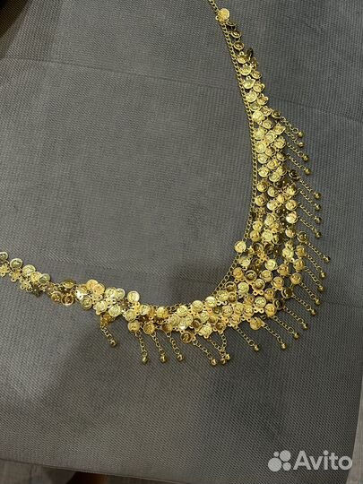 Пояс с монетками восточный