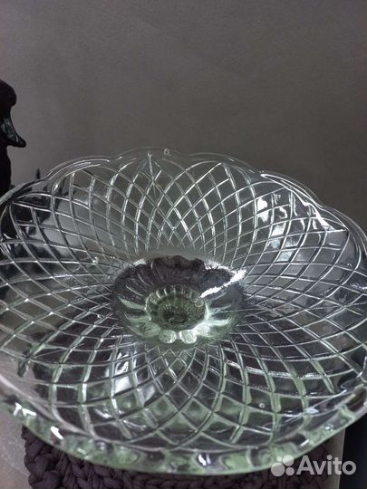 Ваза для фруктов на ножке СССР