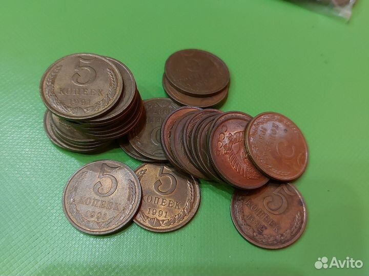 Медные пятаки СССР