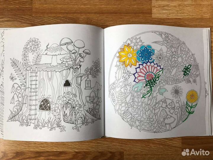 Раскраска-антистресс. Зачарованный лес
