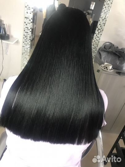 Кератиновое выпрямление