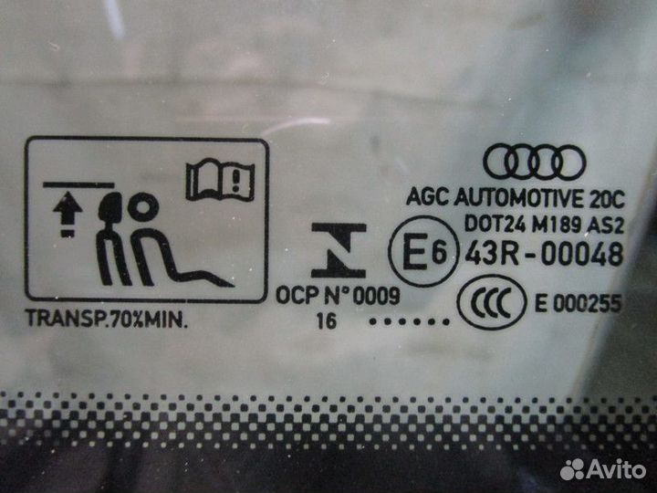 Стекло кузовное глухое правое Audi Q3 (8U) 2012-20