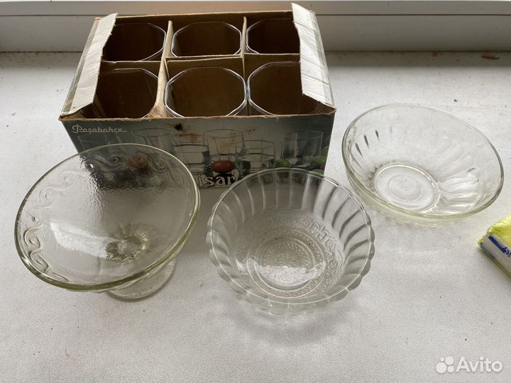 Стаканы и вазочки