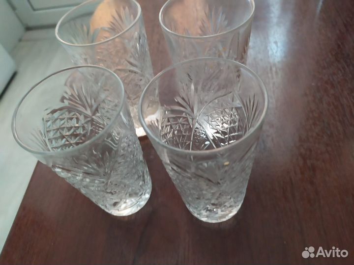 Хрусталь.вазы.графины.бокалы.рюмки.кувшин и др