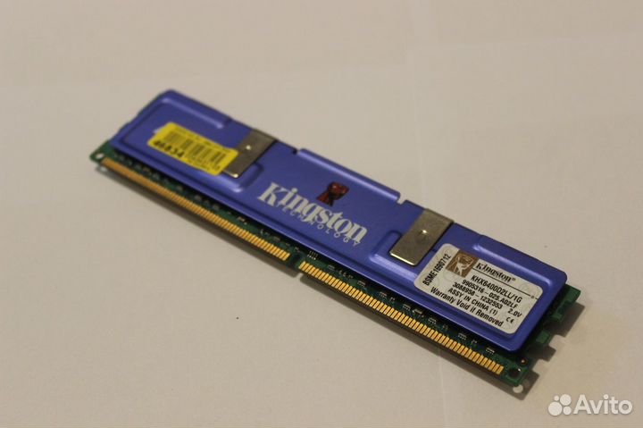 Озу Kingston DDR2 dimm 1 Гб PC2-6400