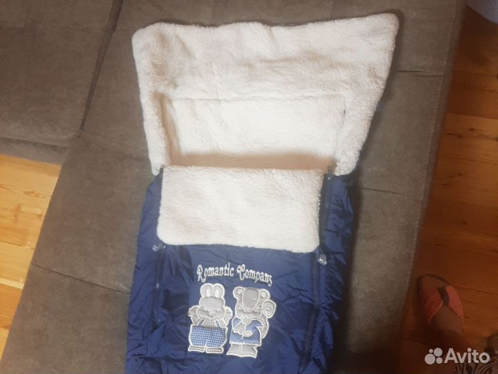 Зимний конверт в коляску