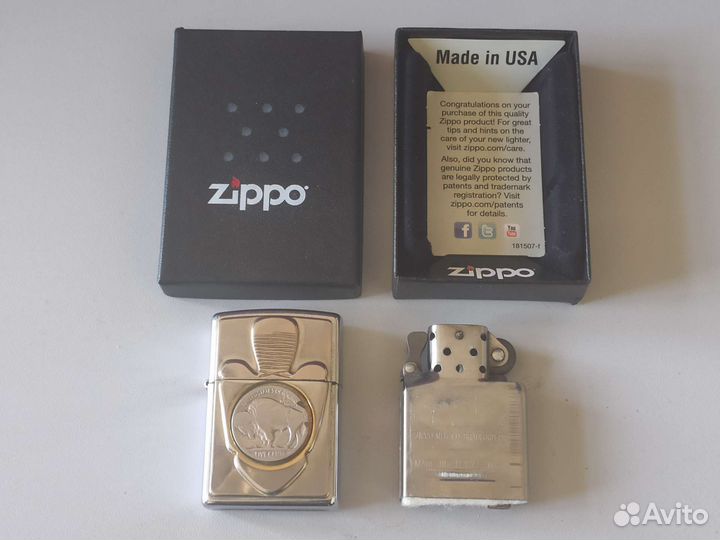 Зажигалка Zippo 22334 Southwest Buffalo Head