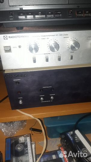 Радиотехника уп 001 + усилитель 80 watt