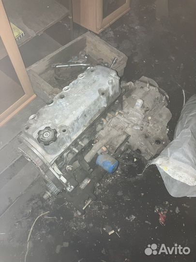 Двигатель в стыке с АКПП d13b