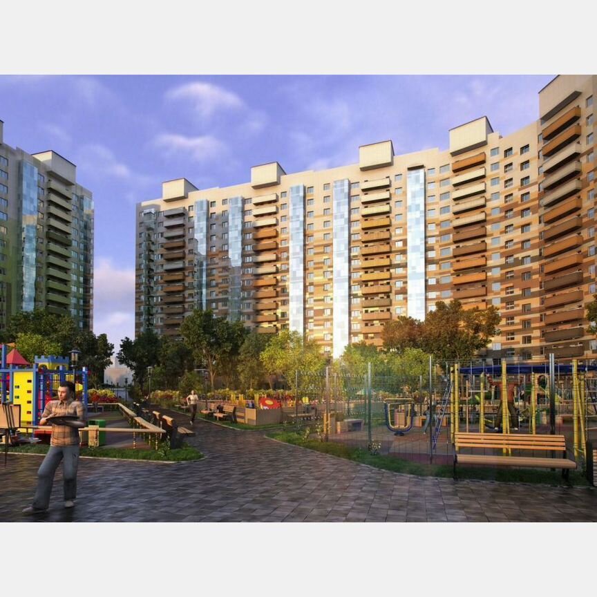 1-к. квартира, 49,5 м², 1/17 эт.