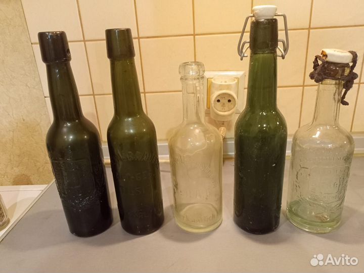 Старинные пивные бутылки