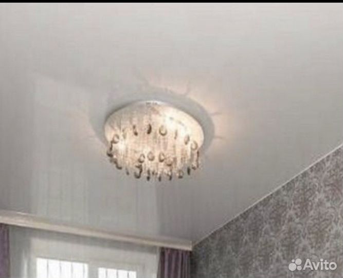 Люстра хрусталь с пультом управления