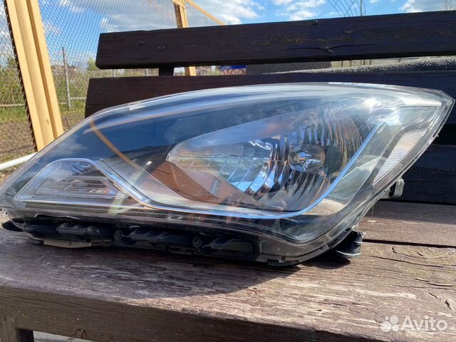 Фара передняя левая на хендай солярис