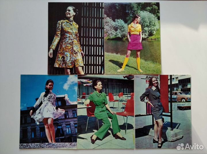 Набор открыток Мода для всех 1971 Весна