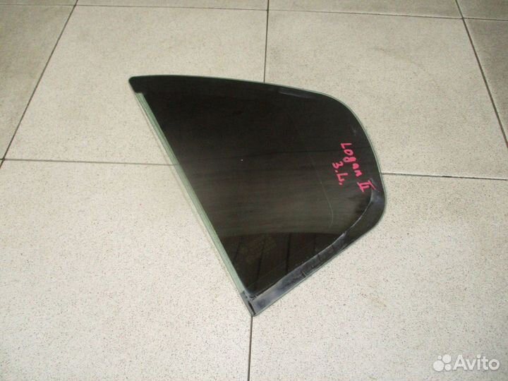 Стекло двери З/Л (форточка) Renault Logan 2