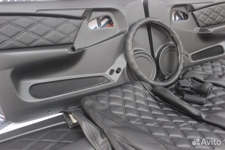 Набор для салона ваз 2114,2115, 2109,21099 Черный