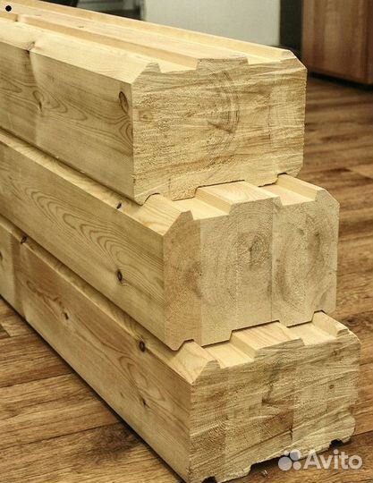 Профилированный брус естественной влажности 100х15