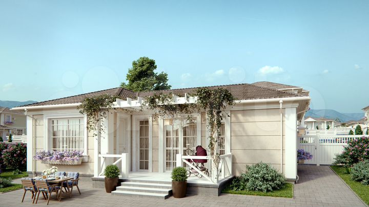 Коттедж 116,9 м² на участке 4 сот.