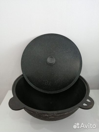 Казан Узбекский Чугунный VIP 10л