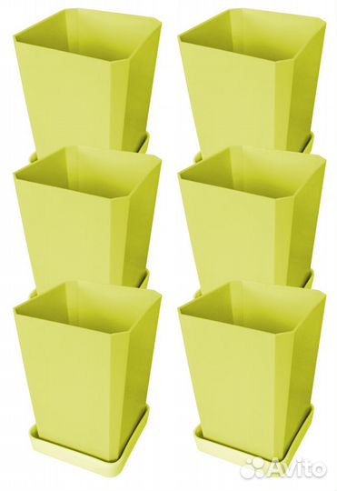 Набор горшков для рассады, цветов и суккулентов