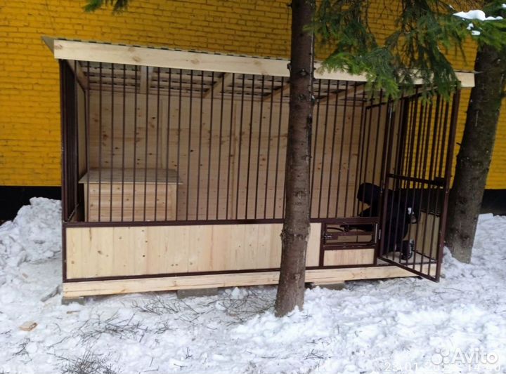 Вольеры и будки для собак