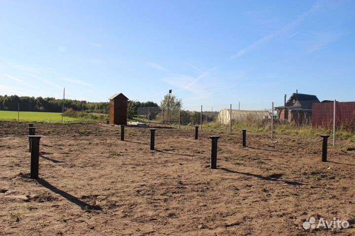 Свайный фундамент за 1 день. Винтовые сваи