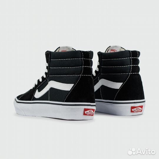 Кеды Vans Sk8-Hi Black / White Wmns