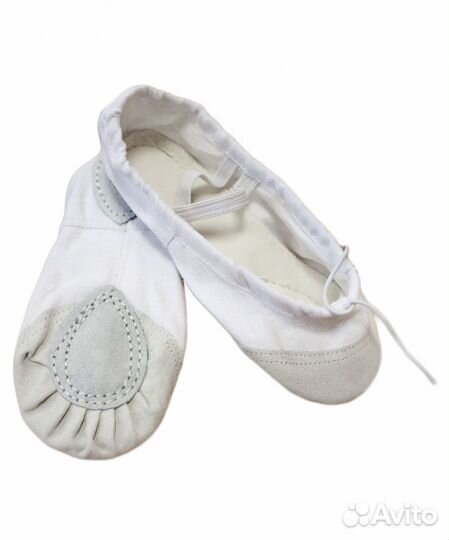 Балетки текстиль белые (р. 26)