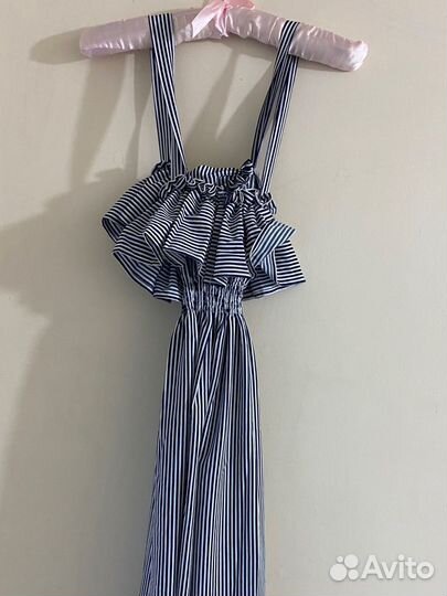 Женский комбенизон с резинкой на талии