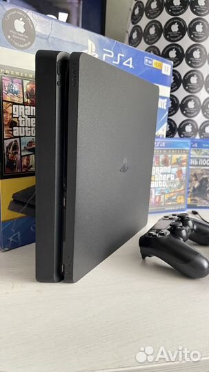 Игровая приставка Sony PS4 Slim 1TB GTA V + 5 игр