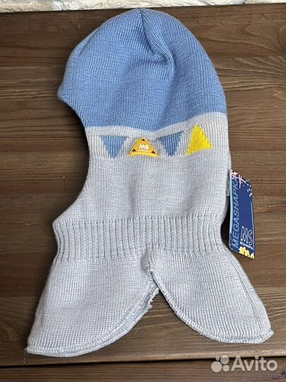 Шапка шлем для мальчиков Утепленный холофайбер