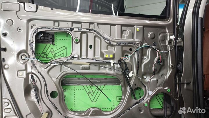 Шумоизоляция 4 дверей