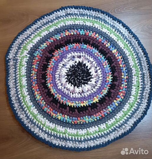 Коврики связанные крючком